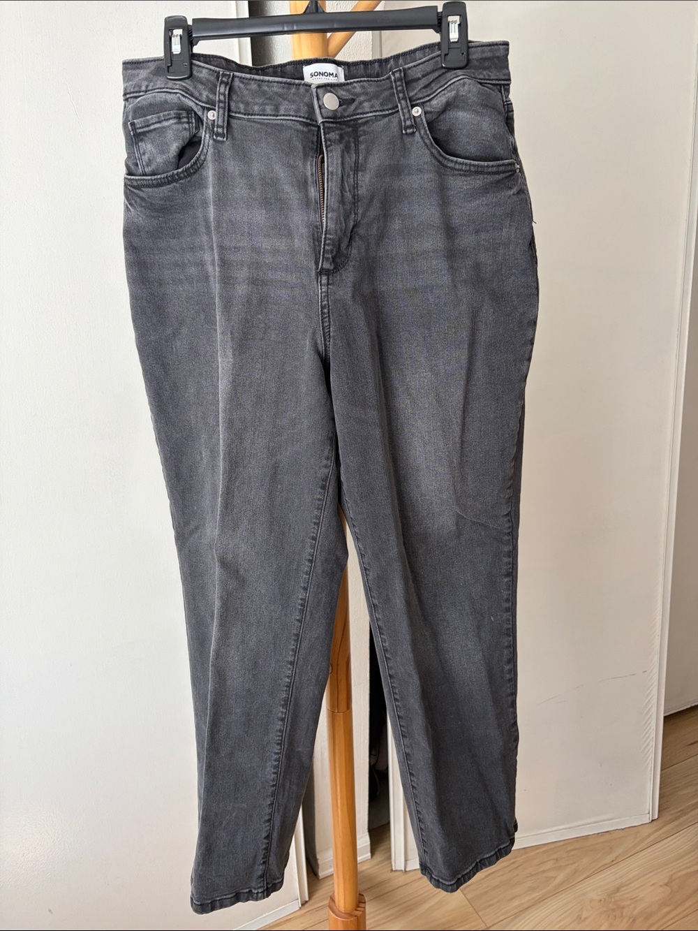 Sonoma Women’s Black Straight Jeans